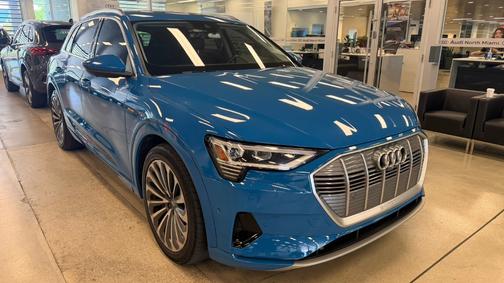 Blue 2019 Audi e-tron Prestige