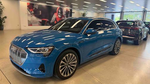 Blue 2019 Audi e-tron Prestige