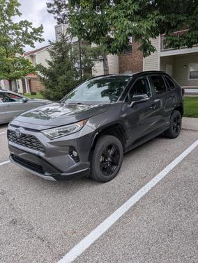Silver 2021 Toyota RAV4 Hybrid XSE