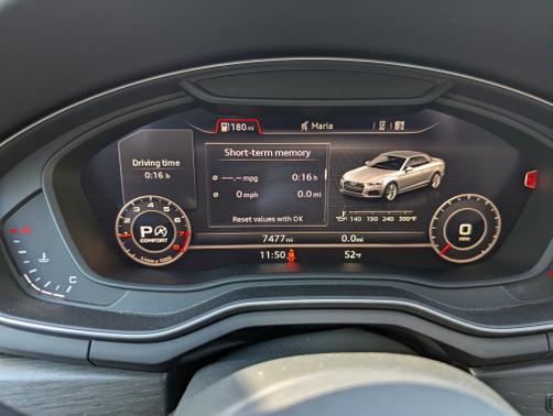 White 2018 Audi A5 2.0T Prestige