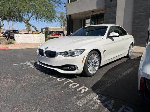 White 2015 BMW 428 i