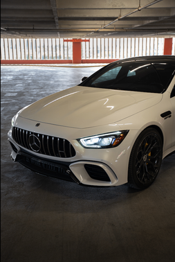 White 2019 Mercedes-Benz AMG GT 63 S 4-Door