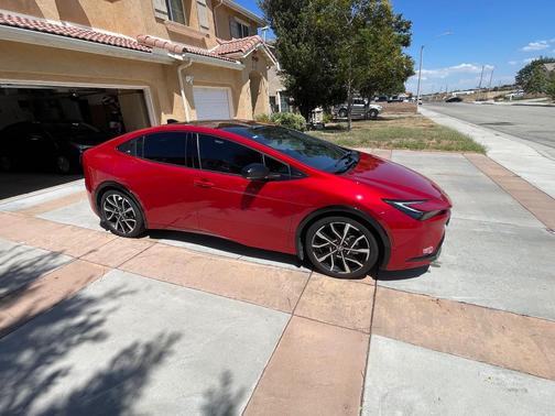 Red 2024 Toyota Prius Prime XSE Premium
