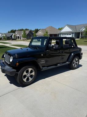 Black 2017 Jeep Wrangler Unlimited Sahara