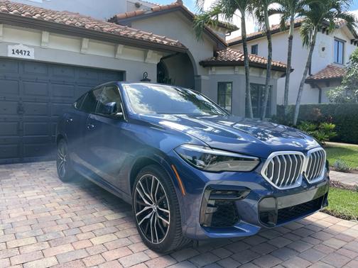 Blue 2023 BMW X6 xDrive40i