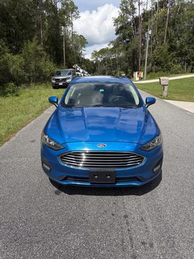 Blue 2020 Ford Fusion SE