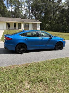 Blue 2020 Ford Fusion SE