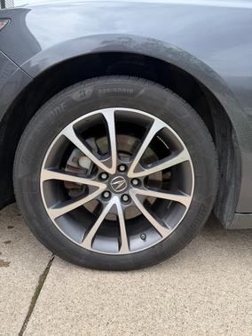 Gray 2016 Acura TLX V6 Tech