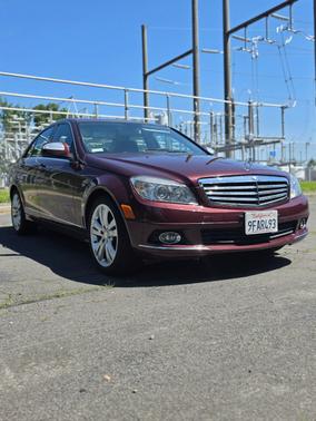 Red 2008 Mercedes-Benz C-Class C 300 4MATIC Luxury
