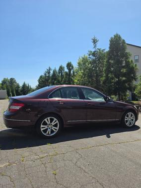 Red 2008 Mercedes-Benz C-Class C 300 4MATIC Luxury