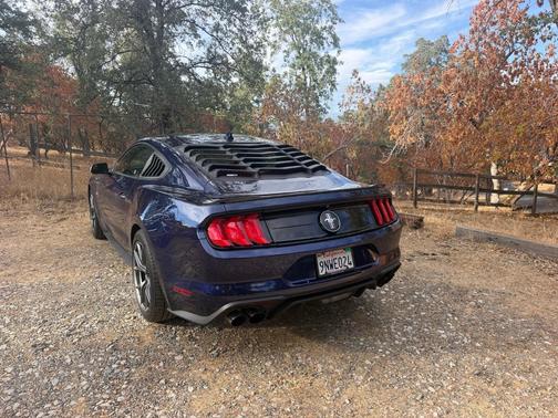 Blue 2020 Ford Mustang EcoBoost