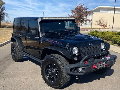 Black 2014 Jeep Wrangler Unlimited Rubicon