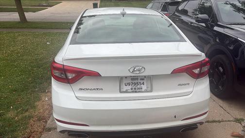 White 2017 Hyundai SONATA Sport