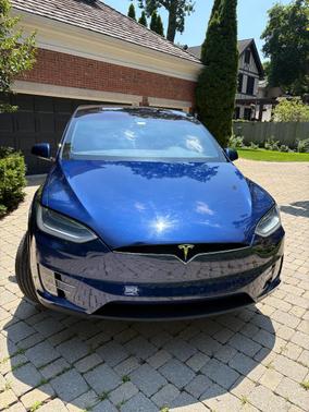 Blue 2016 Tesla Model X 75D