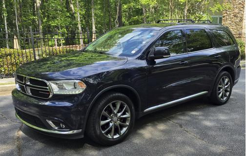 Blue 2016 Dodge Durango Limited