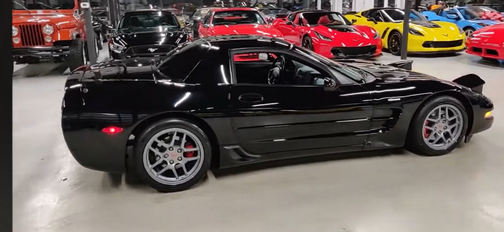Black 2001 Chevrolet Corvette Z06