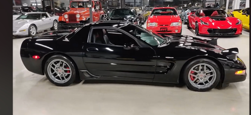 Black 2001 Chevrolet Corvette Z06
