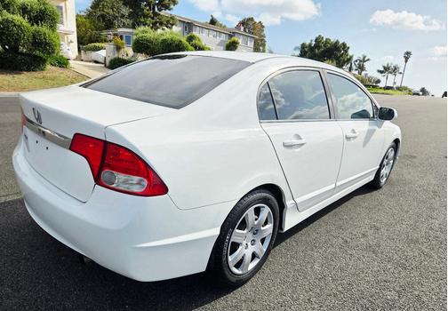 White 2011 Honda Civic LX