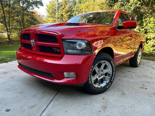 Red 2011 Dodge Ram 1500 R/T