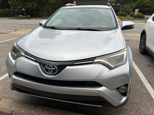 Silver 2016 Toyota RAV4 Hybrid XLE