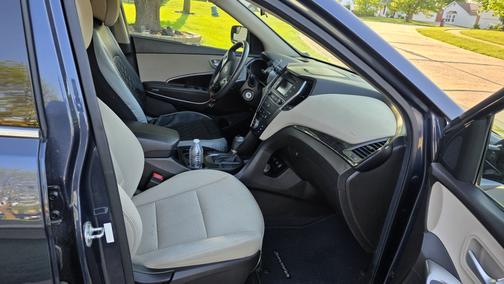 Blue 2017 Hyundai Santa Fe Sport 2.4L