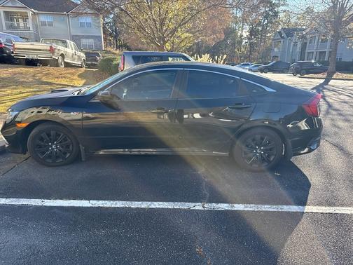 Black 2019 Honda Civic LX