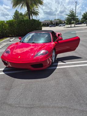 Red 2003 Ferrari 360 Spider Base