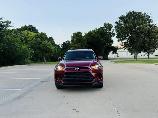 Red 2025 Toyota Grand Highlander Hybrid LE