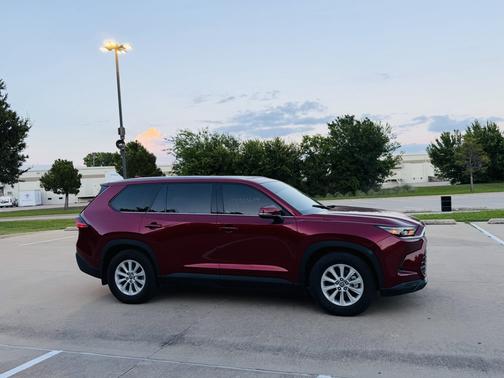 Red 2025 Toyota Grand Highlander Hybrid LE