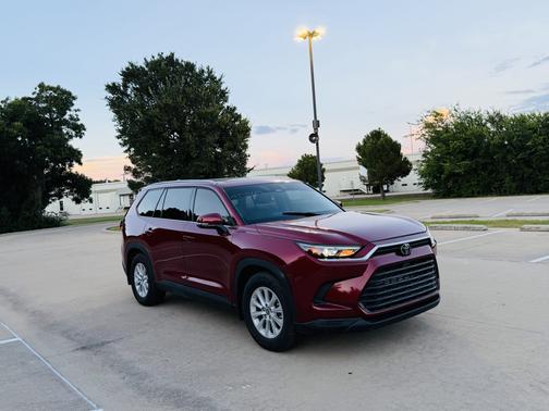 Red 2025 Toyota Grand Highlander Hybrid LE