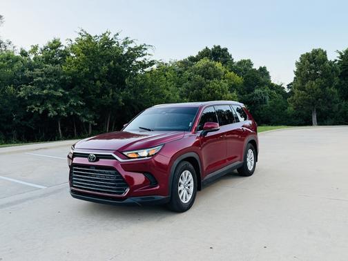 Red 2025 Toyota Grand Highlander Hybrid LE
