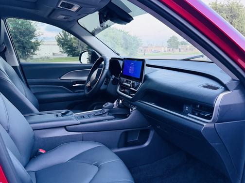 Red 2025 Toyota Grand Highlander Hybrid LE