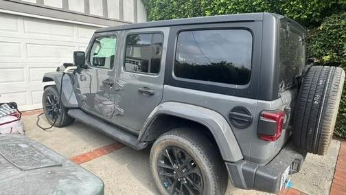 Gray 2022 Jeep Wrangler Unlimited 4xe Sahara