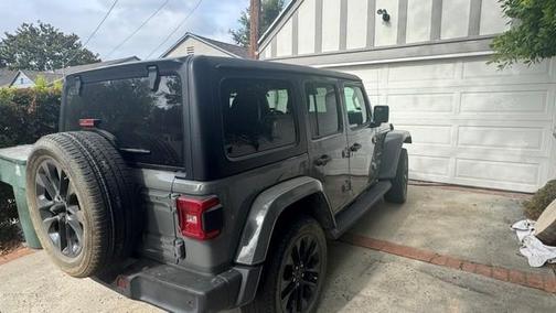 Gray 2022 Jeep Wrangler Unlimited 4xe Sahara
