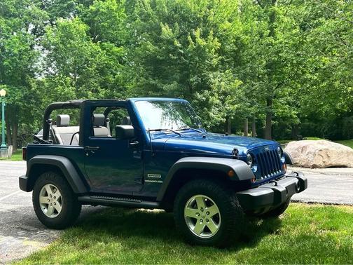 Blue 2010 Jeep Wrangler Sport