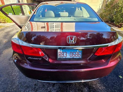 Red 2013 Honda Accord LX