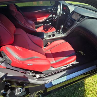 Black 2021 INFINITI Q60 3.0t Red Sport 400