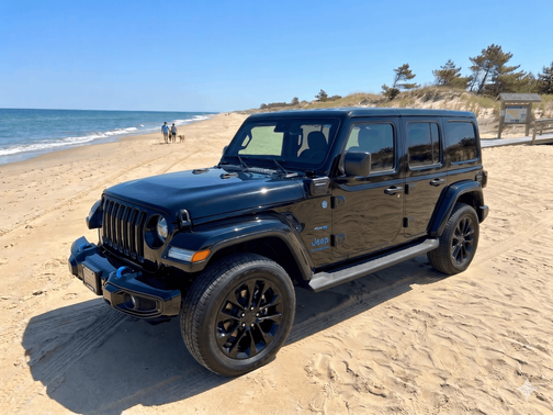 Black 2021 Jeep Wrangler Unlimited 4xe High Altitude