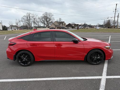 Red 2025 Honda Civic Hybrid Sport