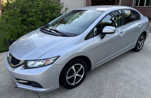 Silver 2015 Honda Civic SE