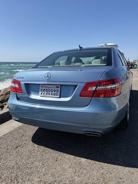 Blue 2011 Mercedes-Benz E-Class E 550
