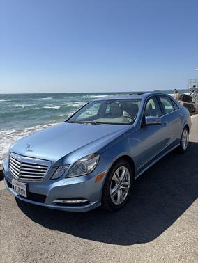 Blue 2011 Mercedes-Benz E-Class E 550