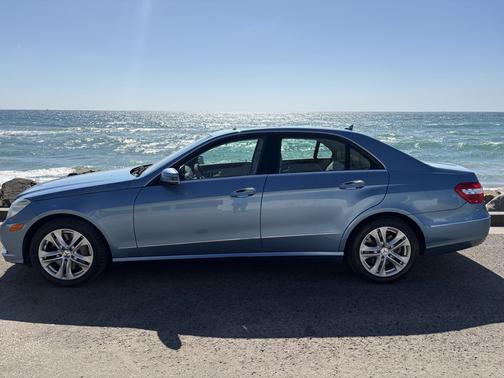 Blue 2011 Mercedes-Benz E-Class E 550