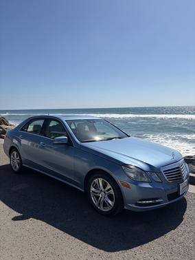 Blue 2011 Mercedes-Benz E-Class E 550