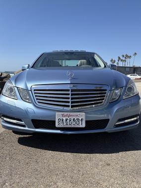 Blue 2011 Mercedes-Benz E-Class E 550