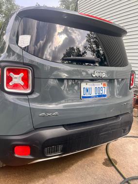 Blue 2017 Jeep Renegade Limited