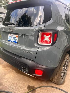 Blue 2017 Jeep Renegade Limited