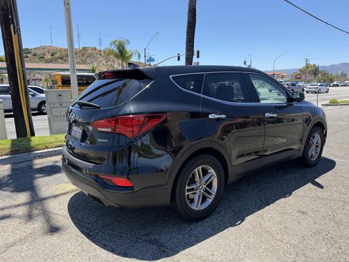 Black 2017 Hyundai Santa Fe Sport 2.4L