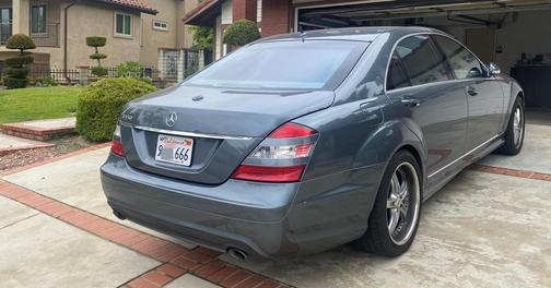 Blue 2007 Mercedes-Benz S-Class S 550