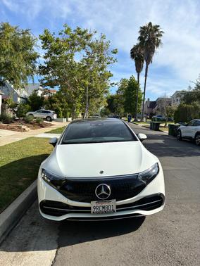 White 2023 Mercedes-Benz EQS 450+ Base